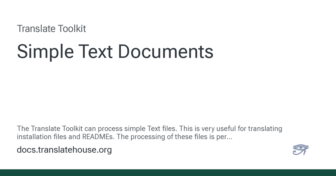Simple Text Documents - Translate Toolkit 3.19.13 documentation